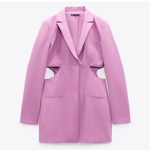 Zara cut out blazer dress